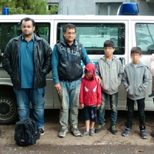 Migranți prinși la Bistreț