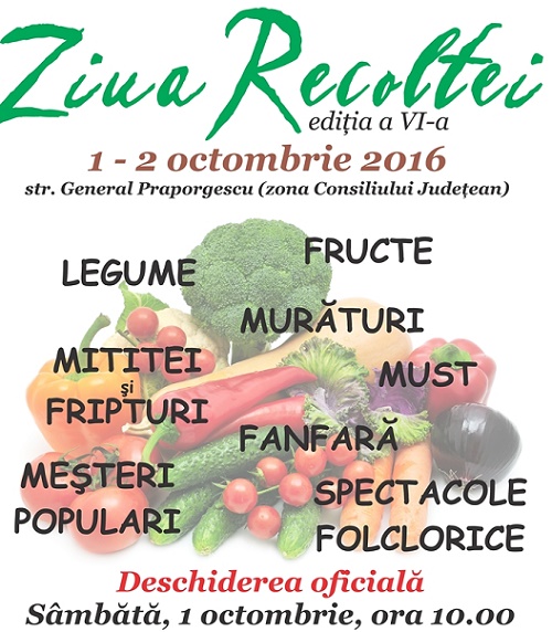 „Ziua Recoltei” la Râmnicu Vâlcea