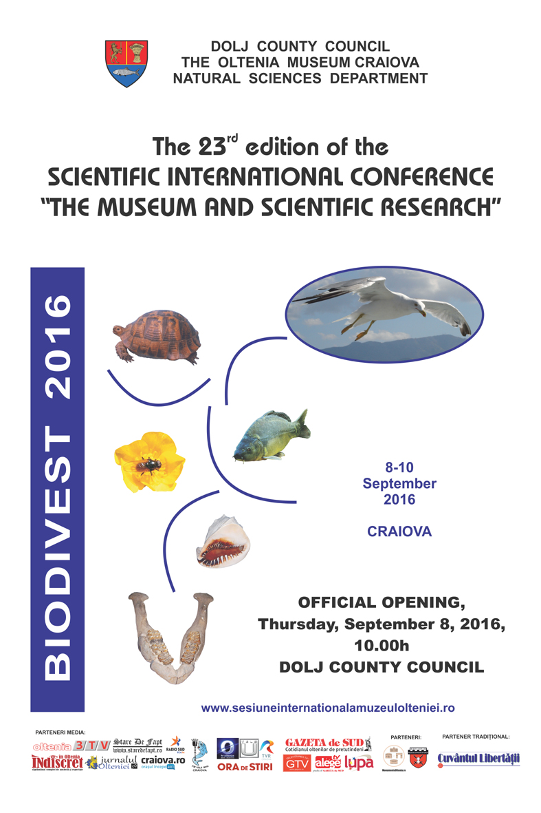 A XXIII-a Ediție a Conferinței Științifice Internaționale MUZEUL ŞI CERCETAREA ŞTIINŢIFICĂ