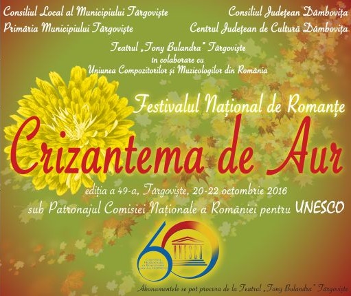 Anul acesta, „Crizantema de Aur” vine Craiova