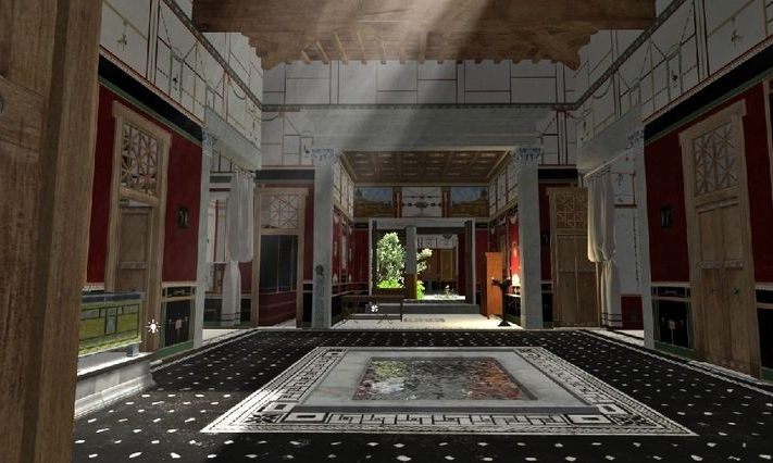 Casă din Pompei, reconstruită folosind tehnologia 3D!