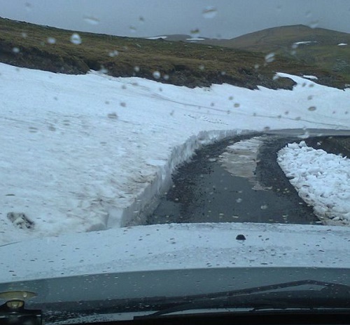 DN 67C (Transalpina) închis temporar