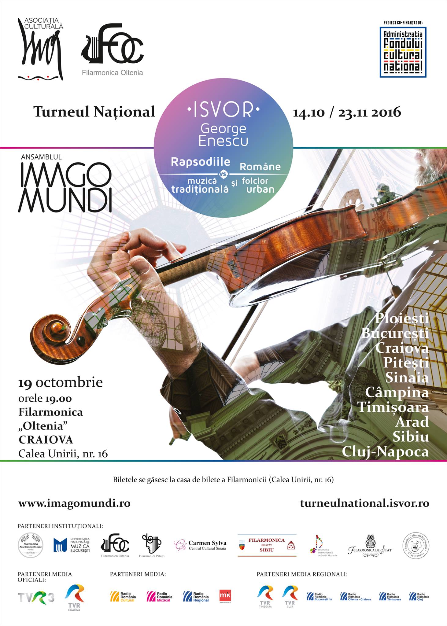 Castiga o invitatie dubla la Concertul Imago Mundi