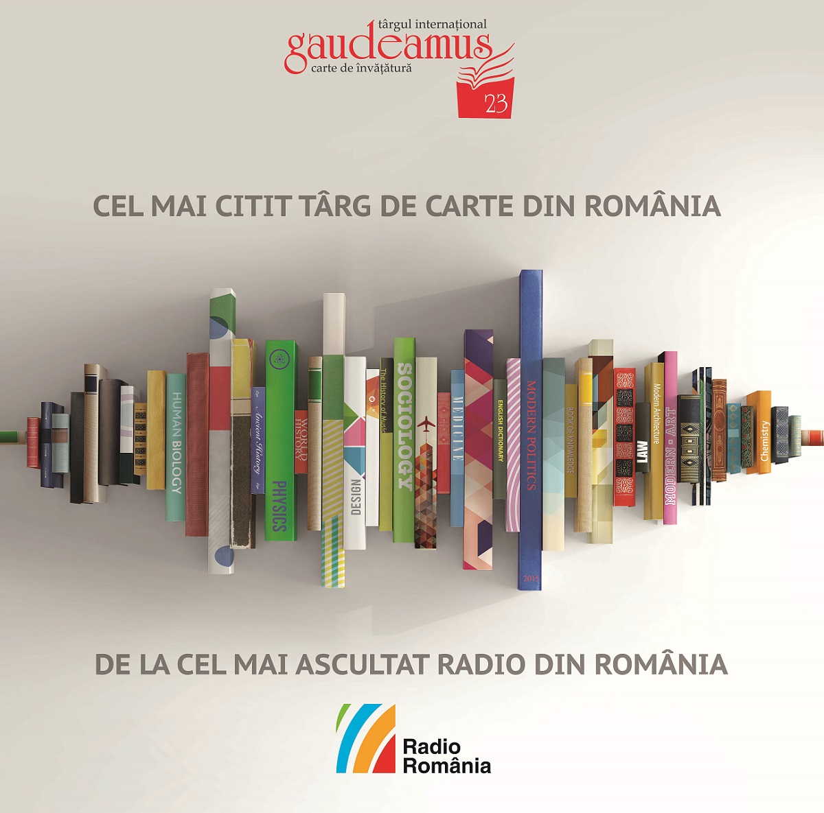 Radio România, lider pe piaţa târgurilor de carte prin Gaudeamus