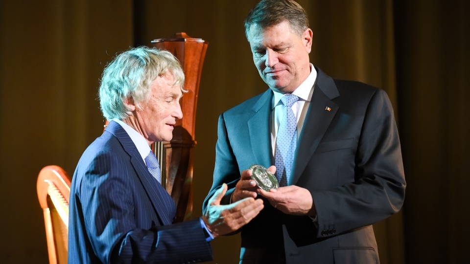 Preşedintele Klaus Iohannis a primit placheta „Martin Buber” (audio)
