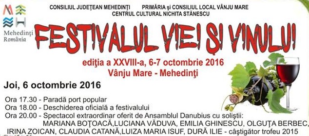 Festivalul Viei si Vinului la Vânju Mare