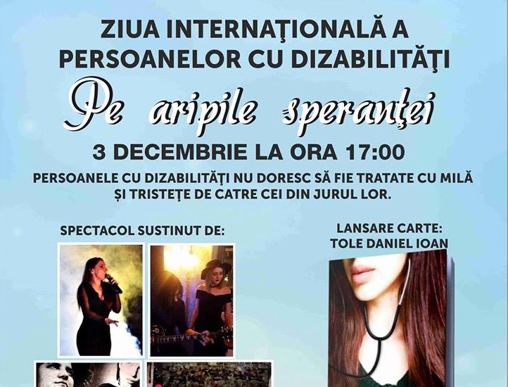 „Pe aripile sperantei” la Craiova, de Ziua Internationala a Persoanelor cu Dizabilitati