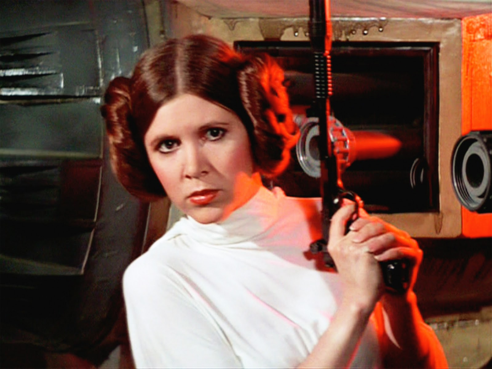 Actrita Carrie Fisher a suferit un infarct!