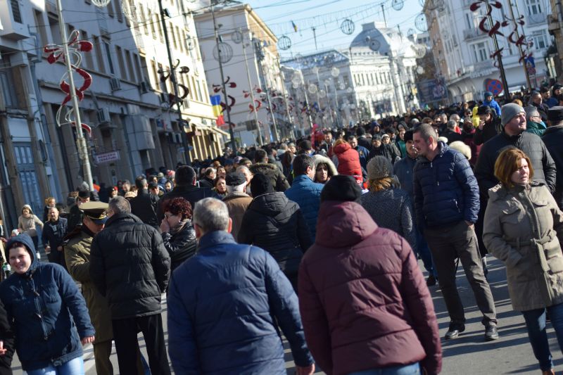 Paradă militară impresionantă în Bănie