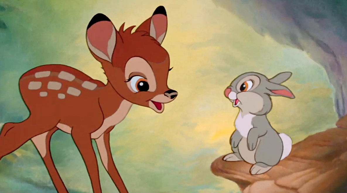Patru minute de copilarie: Bambi si prima zapada
