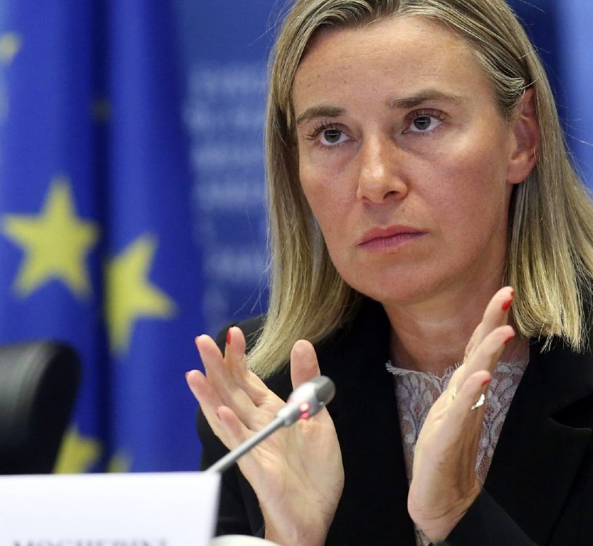 Federica Mogherini îl primește pe Teodor Meleșcanu