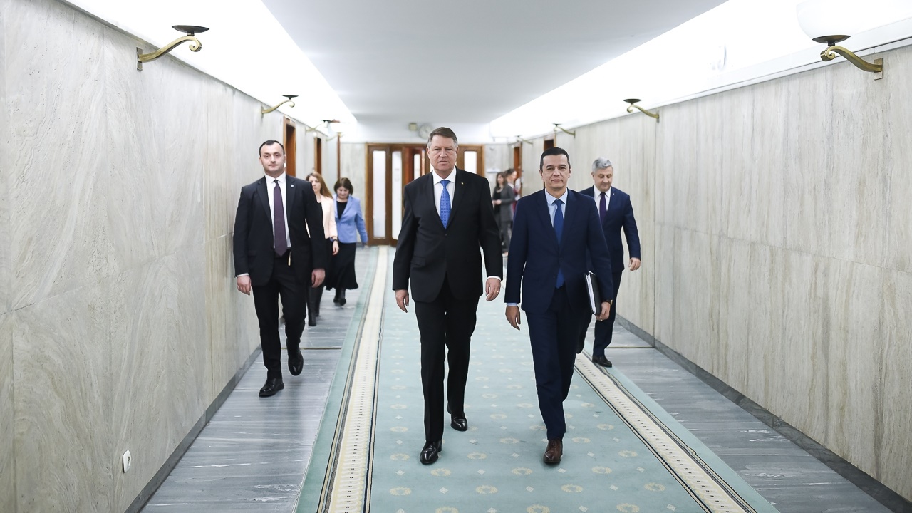 Preşedintele Iohannis, la prima ședință a Guvernului