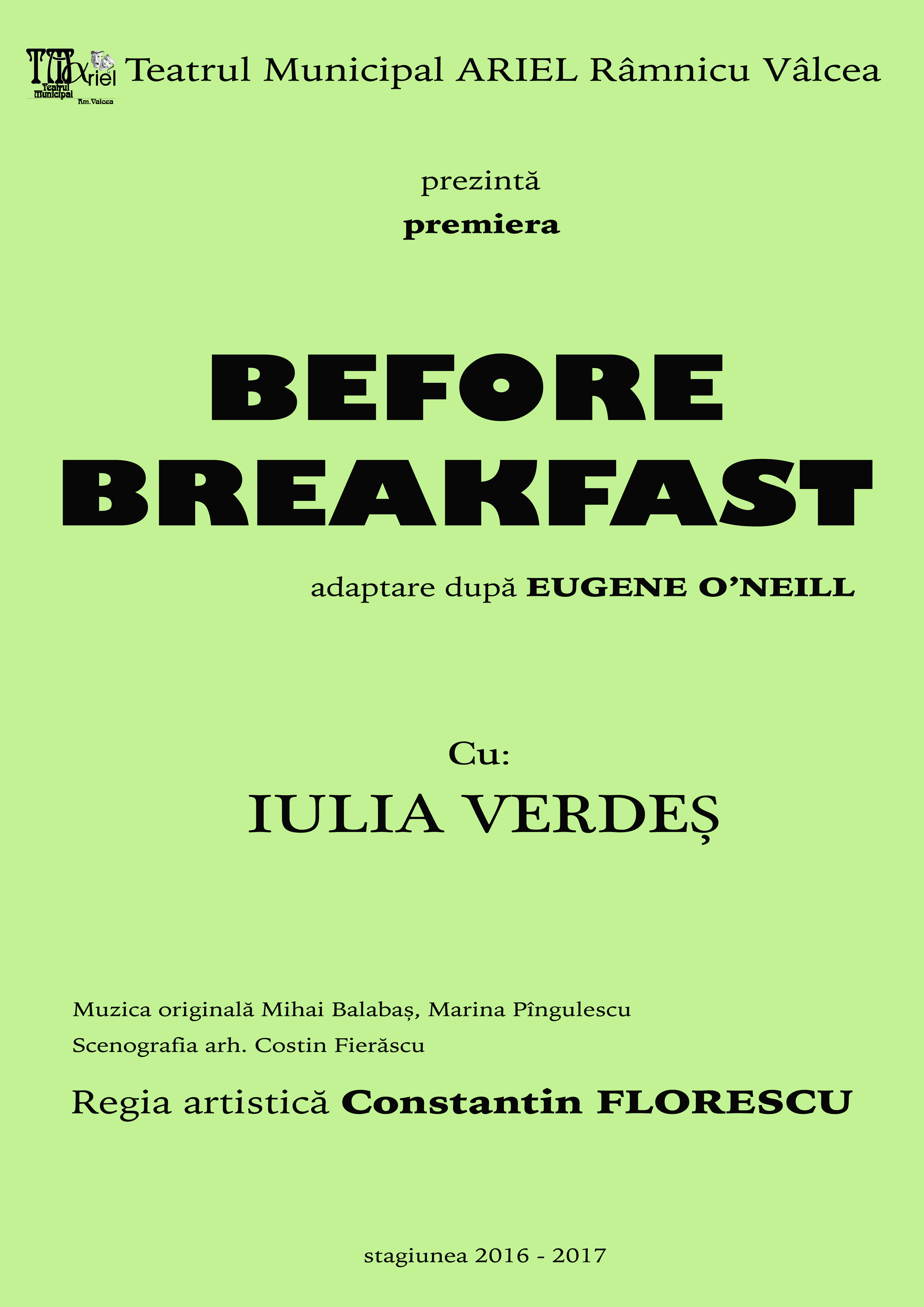 Doua premiere la Teatrul “Ariel” din Rm.Valcea