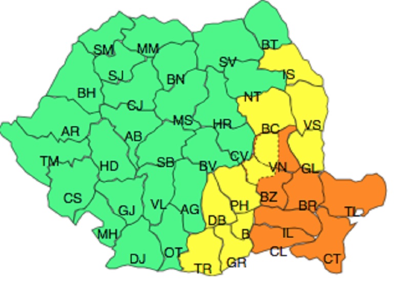 Ger, zăpadă, viscol și polei