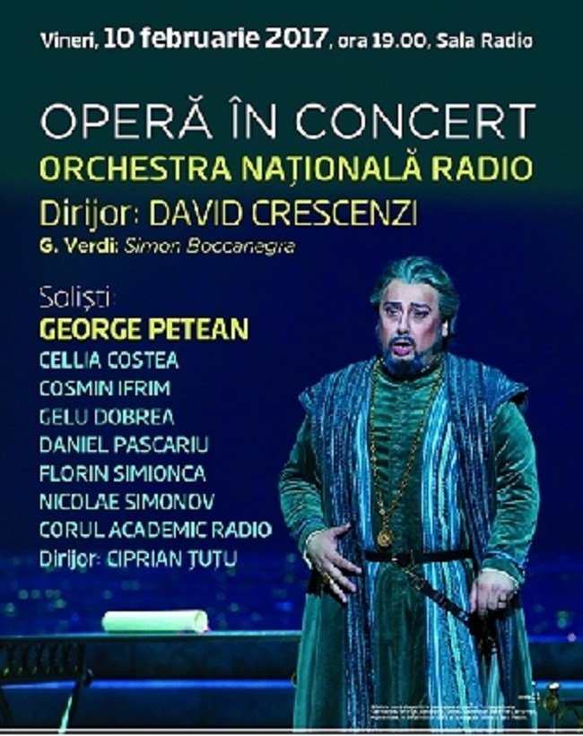 Operă în concert – Simon Boccanegra de Verdi