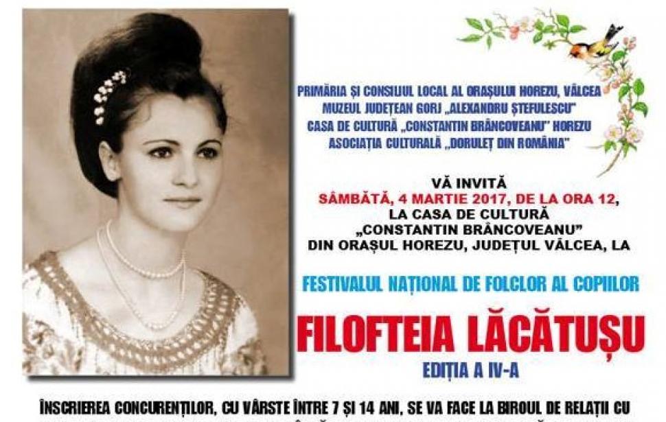 Festivalul Naţional de Folclor „Filofteia Lăcătuşu”