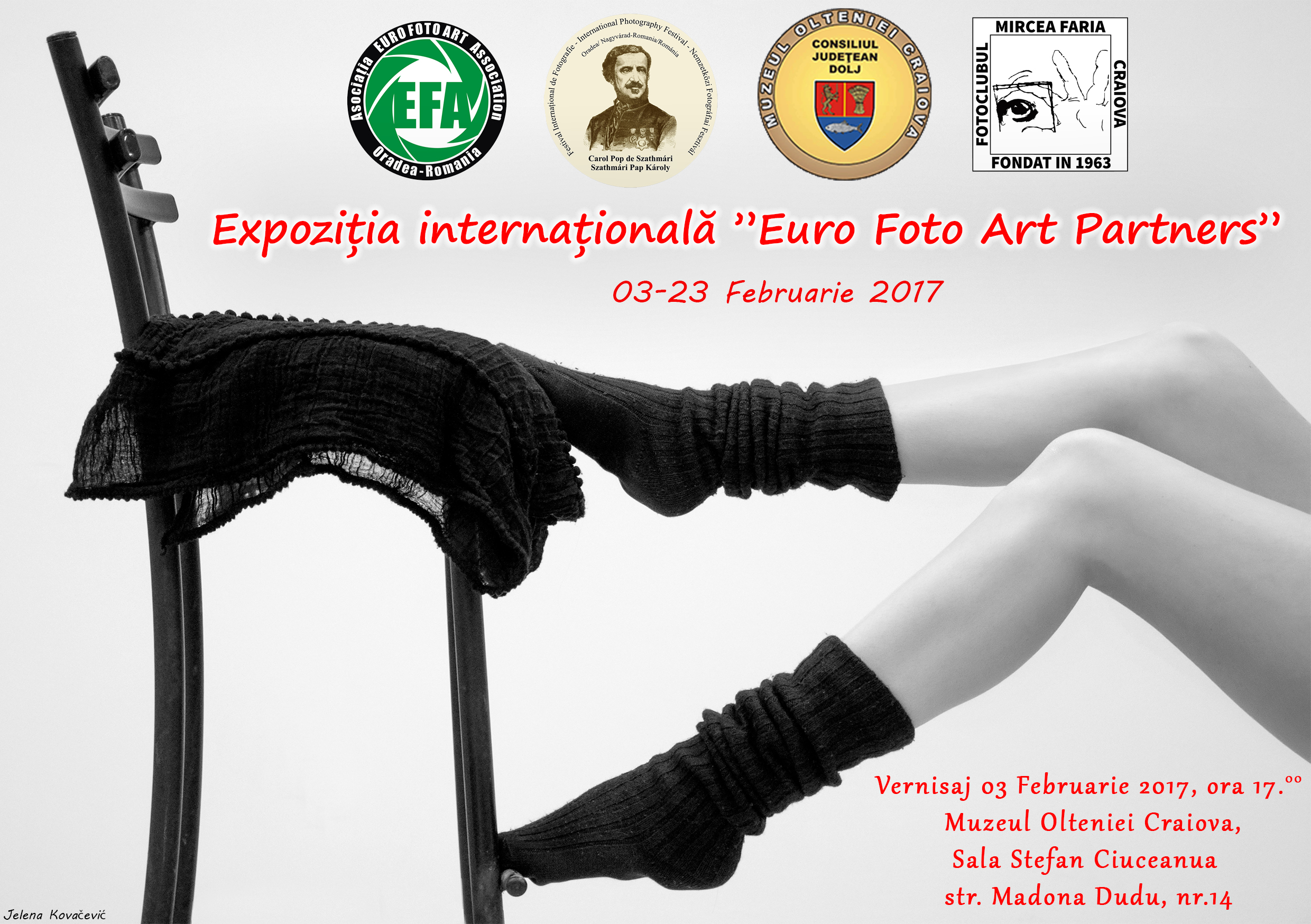 ”Euro Foto Art Partners”- Expoziție Internațională de artă fotografică la Craiova