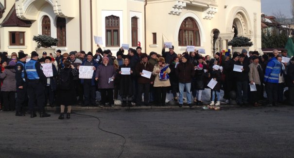 Protest și la Cotroceni (audio)