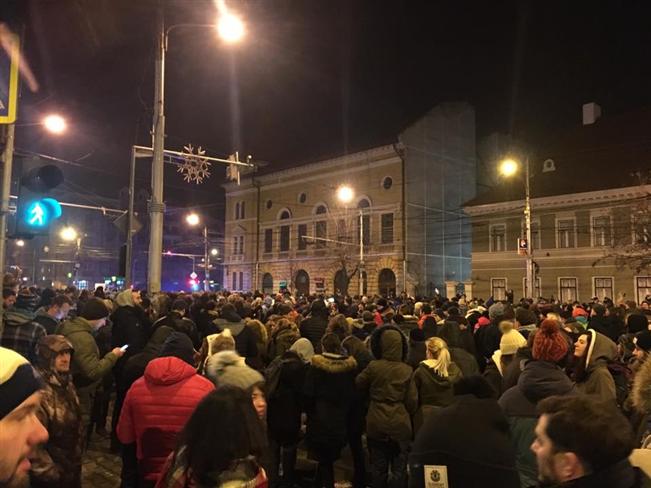 Proteste în Cluj (audio)