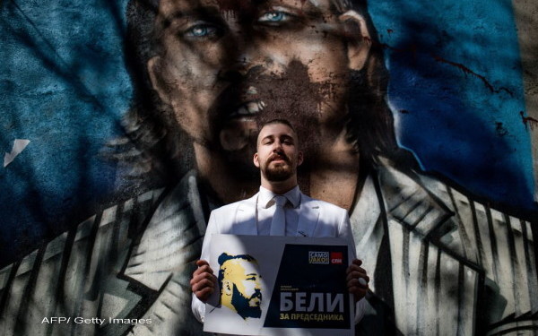 Un student din Serbia si-a depus candidatura la presedintie in gluma si este al 2-lea in sondaje