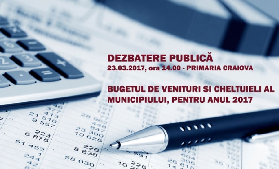 Bugetul de venituri și cheltuieli, în dezbatere publică