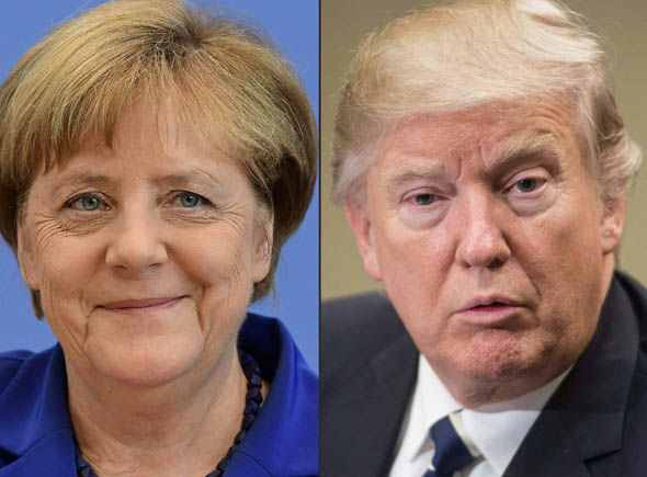 Donald Trump are o întrevedere cu Angela Merkel