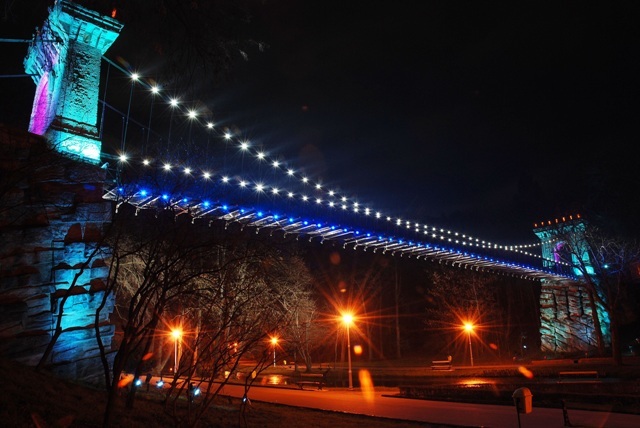 Podul suspendat din Parcul ”Romanescu” a fost închis publicului