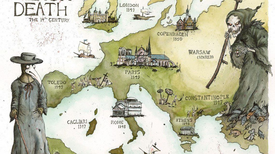 Moartea Neagră – una din cele mai violente pandemii din istoria lumii