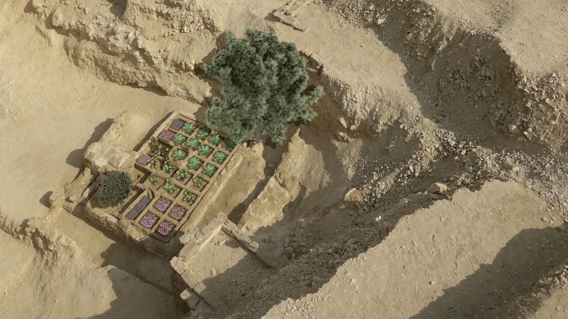 O «grădină funerară» cu o vechime de 4.000 de ani, descoperită la Luxor