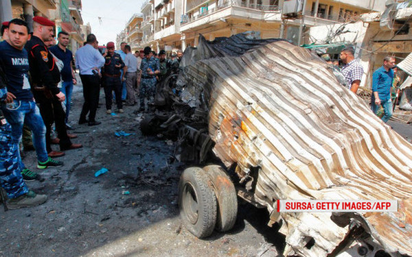 Atentate in Bagdad, in noaptea de luni spre marti. Un kamikaze ISIS a ucis 16 oameni