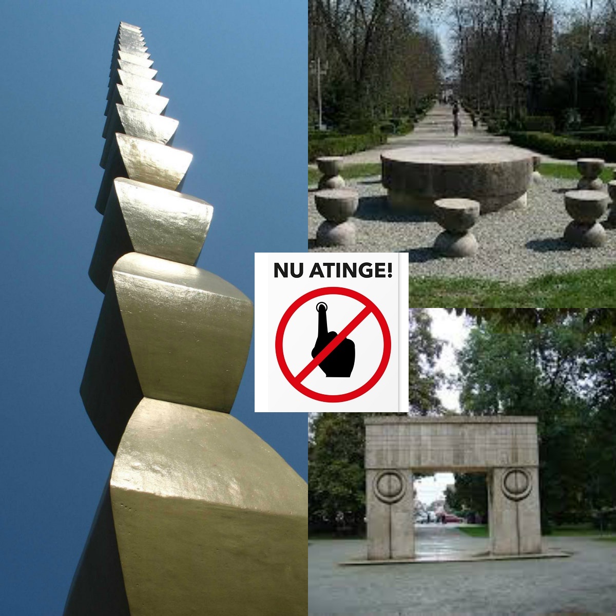 De luni, contactul cu operele lui Brâncuși de la Târgu-Jiu se amendează