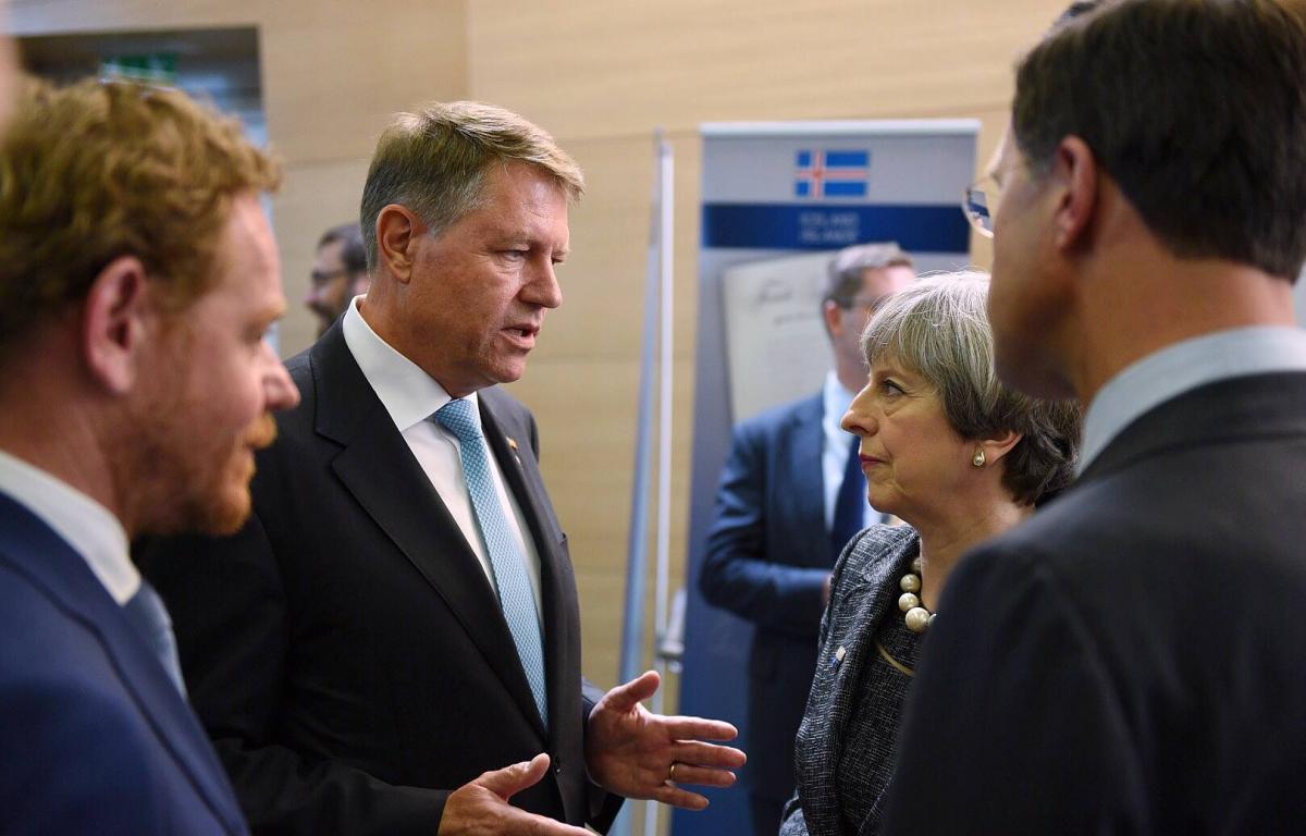 Klaus Iohannis, față în față cu Donald Trump