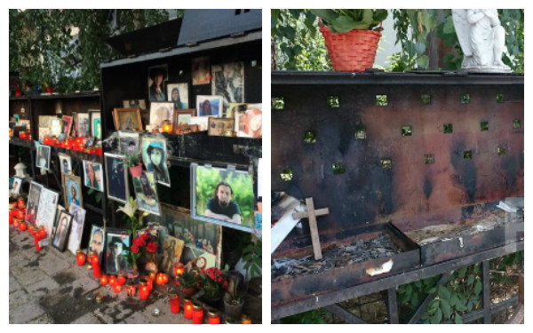 Altarul ridicat in memoria victimelor Colectiv a fost vandalizat