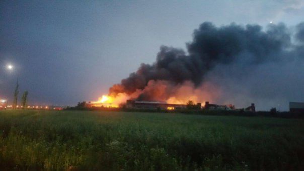 Incendiu la Balotești (audio)