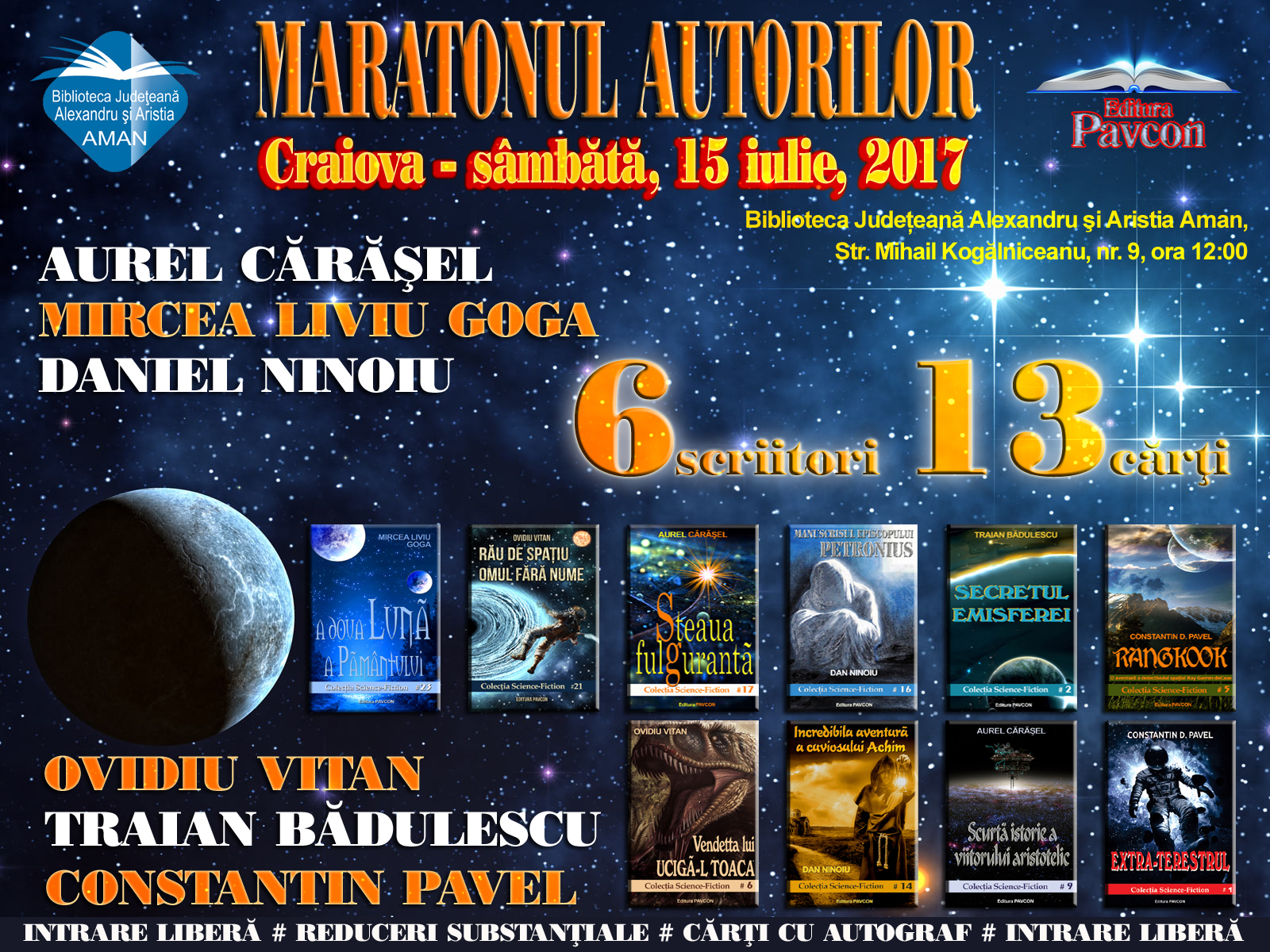 Maratonul lansărilor de carte science-fiction