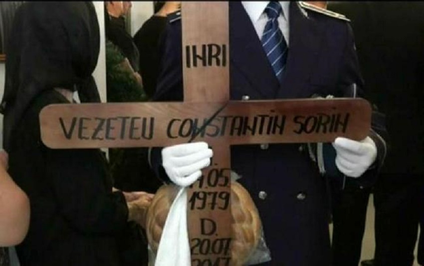 Poliţistul ucis în Gara din Burdujeni a fost condus pe ultimul drum