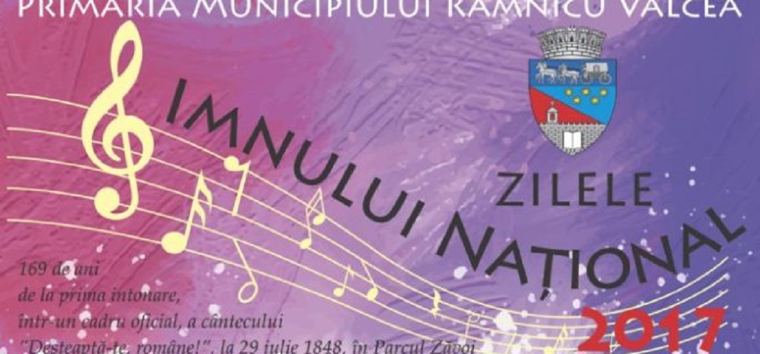 Râmnicu Vâlcea: Programul Zilelor Imnului Naţional