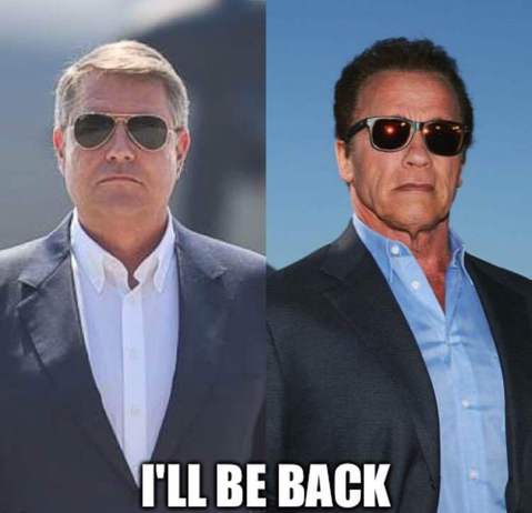 Terminator” Iohannis. Cele mai reuşite parodii după apariţia preşedintelui la baza Kogălniceanu