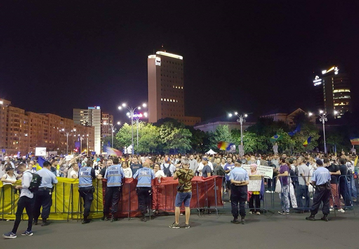 Proteste în Piața Victoriei (audio)