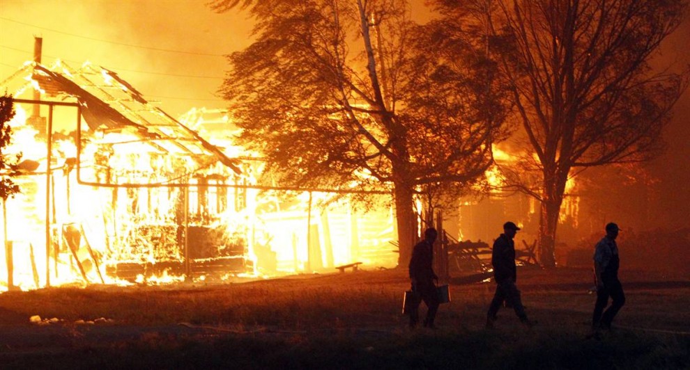 Un mort și 58 de răniți într-un incendiu suspect în Rusia. 560 de oameni, pe drumuri