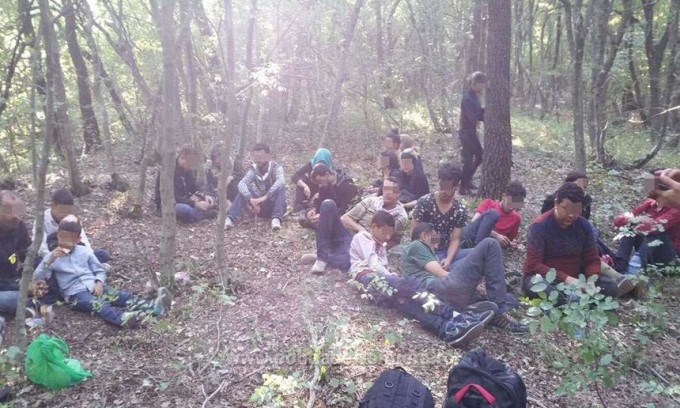 Grup de migranţi, prinşi într-un tren în gara Timişoara