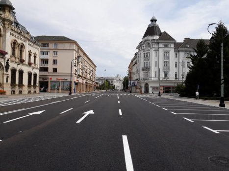 Redeschiderea circulației rutiere pe str. A.I. Cuza și parcarea prin SMS