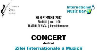 Concert dedicat Zilei Internaţionale a Muzicii