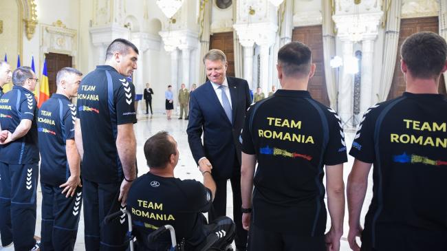 Delegația României la „Invictus Games Toronto 2017”, primită la Cotroceni