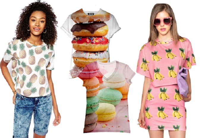 Mâncarea, în lumea modei: bluze cu spaghete sau fuste cu sushi