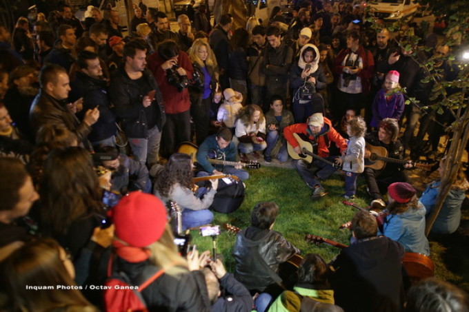 Marșul Chitarelor pentru victimele incendiului din Colectiv