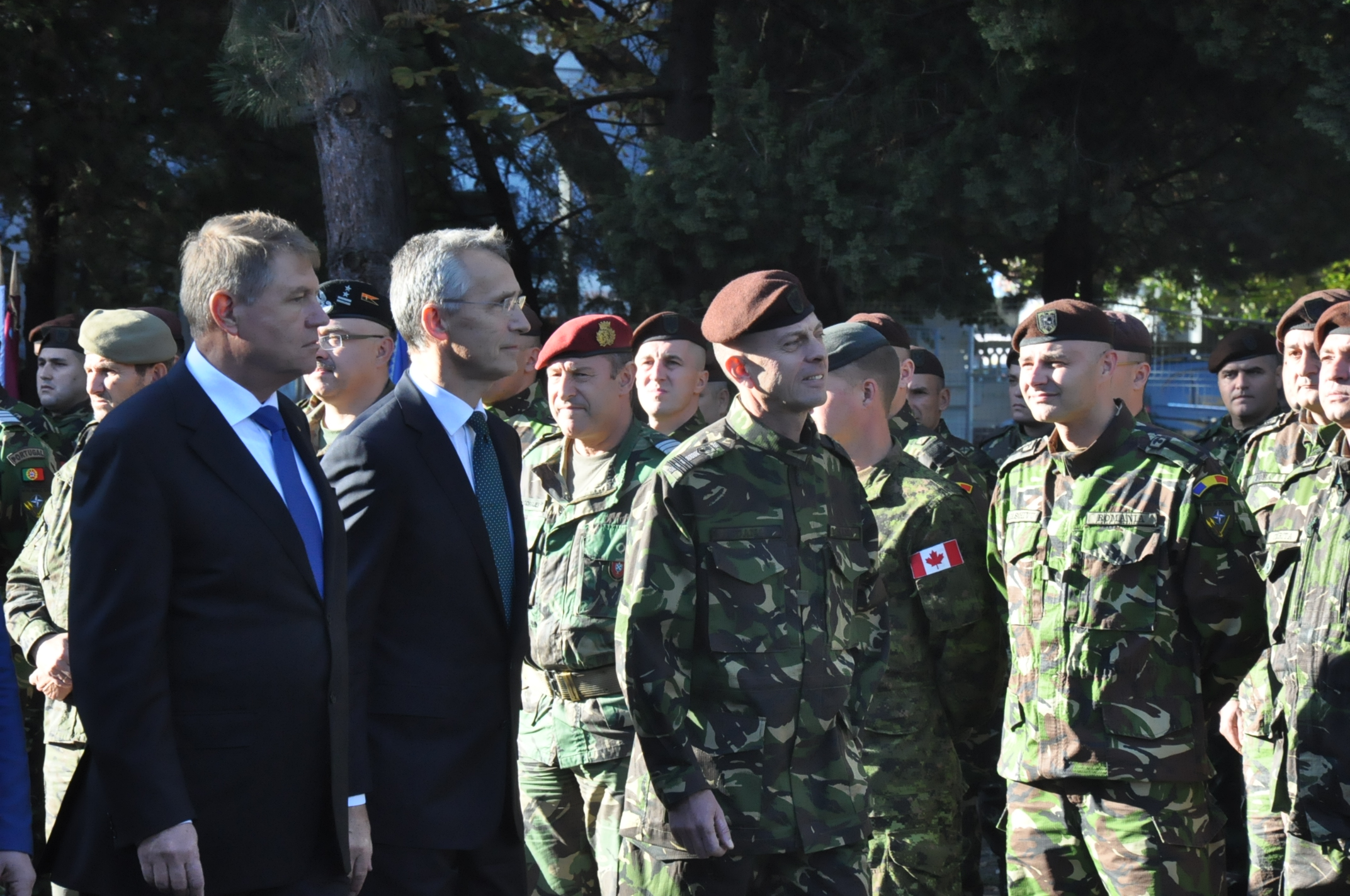 Președintele Klaus Iohannis și secretarul general NATO în vizită la Craiova