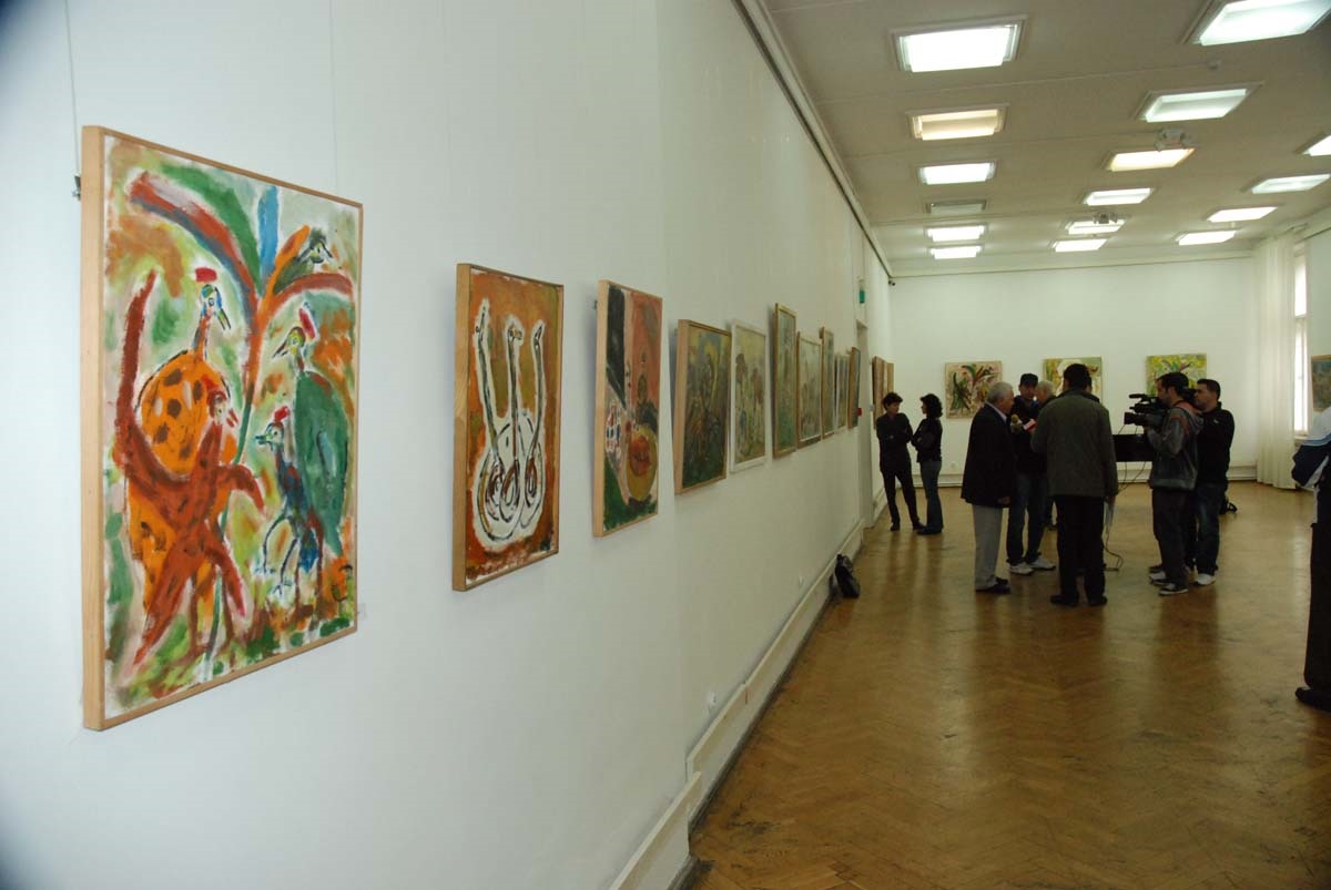 Tablourile lui Marin Sorescu, expuse la TNB (audio)