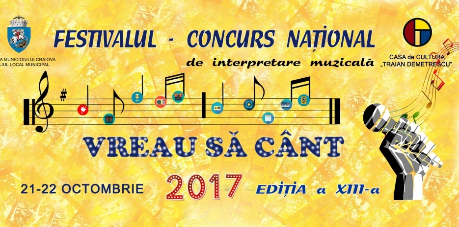 Festivalul-concurs naţional de interpretare muzicală „Vreau să cânt!”