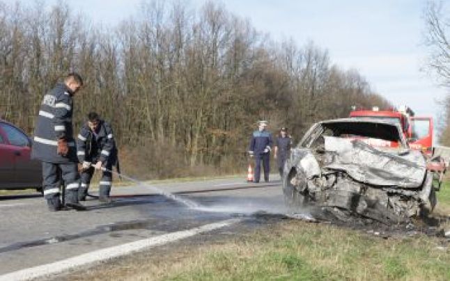 Accident grav la Radovan